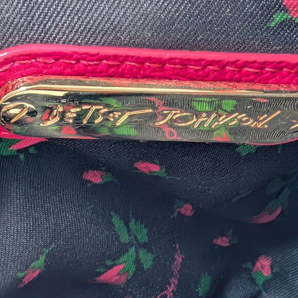 Betsey Johnson Roller Skate Blue Pink Yellow Rainbow Glitter Crossbody Bag Purse - Picture 11 of 12